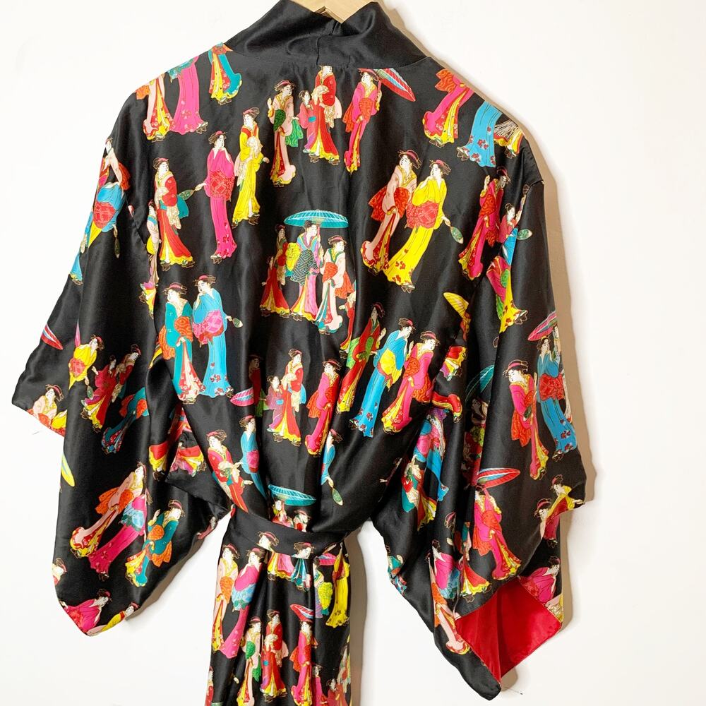 Natori 3/4 Sleeve Self-Tie Belt Robe Size M - Picture 6 of 9